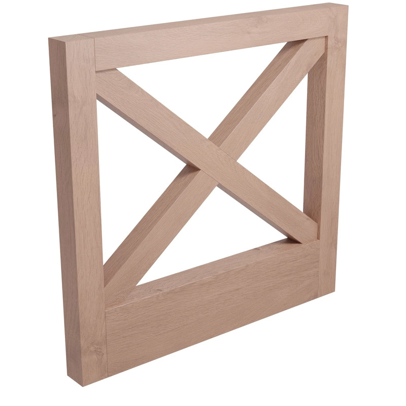 Trimmable Island End Panel - Species:Oak Red - Size:3" x 36" x 34-1/2"